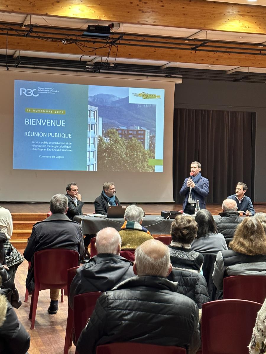 réunion publique nov 2025 - Cognin 2