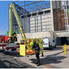 Exercice évacuation R3C - SDIS73