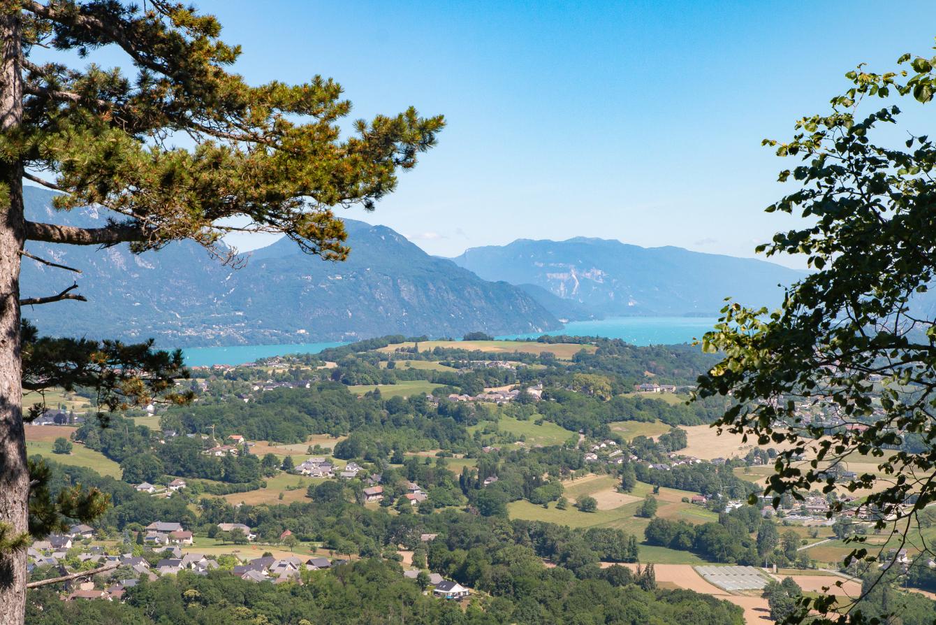 Vue depuis les Monts Chambéry